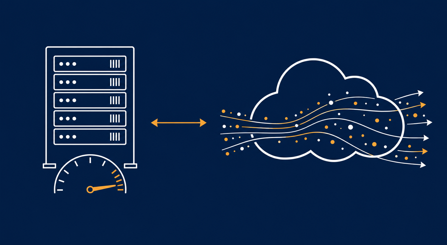 Server Rack vs Cloud Data Flow