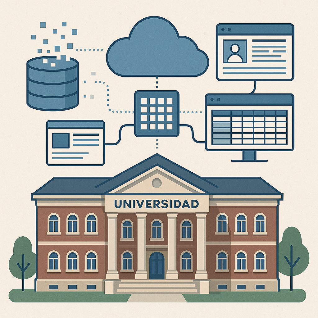 Representación visual de una institución de educac